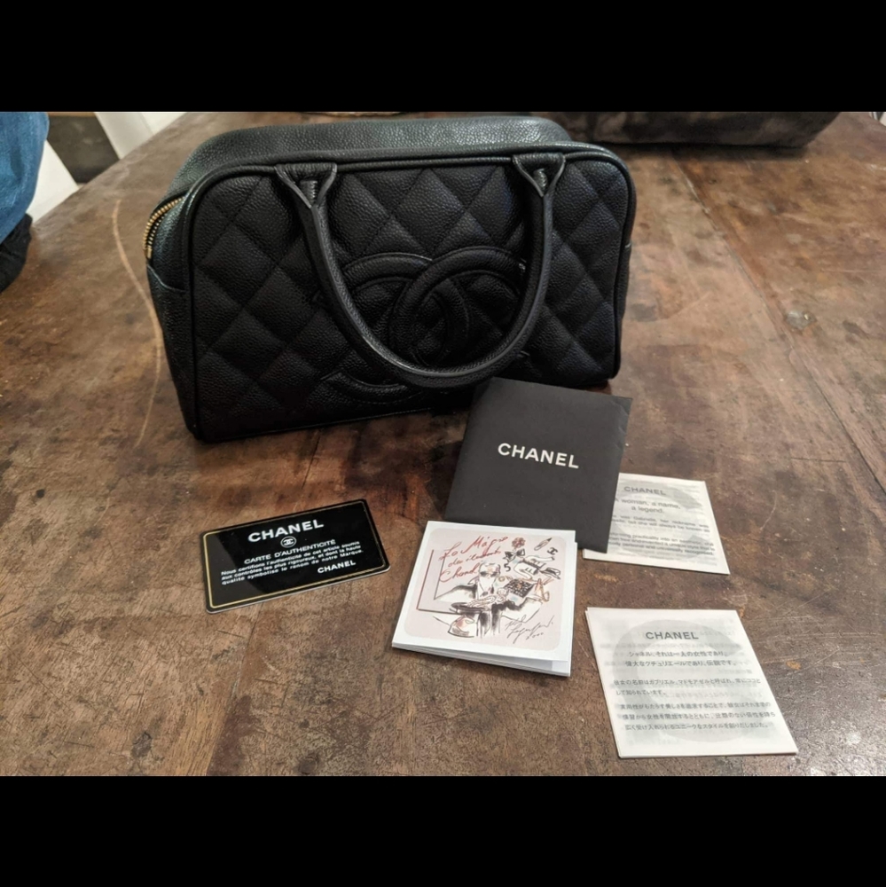Chanel black bag